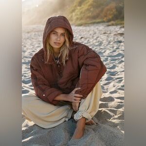 FP Movement Free People Pippa Packable Pullover Puffer; Color Twin Peaks, Size S
